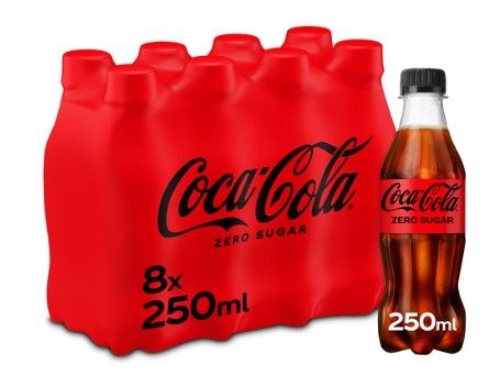 Coca Cola Zero 25cl PET (3x8 pack)