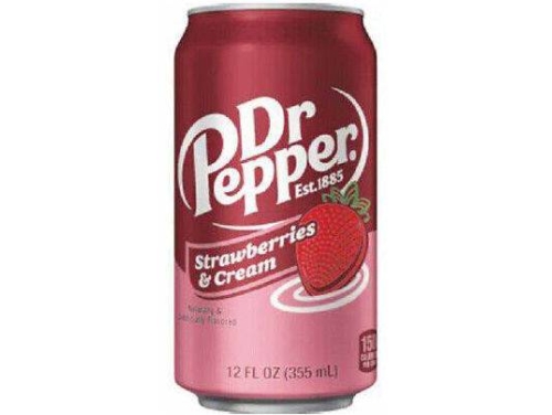 Dr Pepper Strawberry & Cream 12-pack