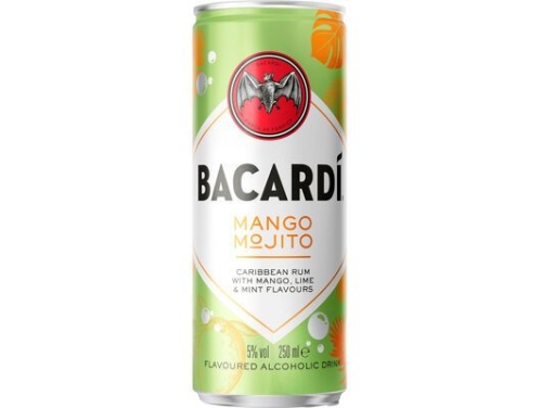 Bacardi Mango Mojito 25cl Blik (12-pack)